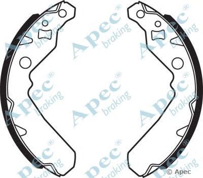 APEC BRAKING shu740 -  Комплект тормозных колодок